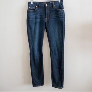 7 For All Mankind Mid Rise Ankle Jeans